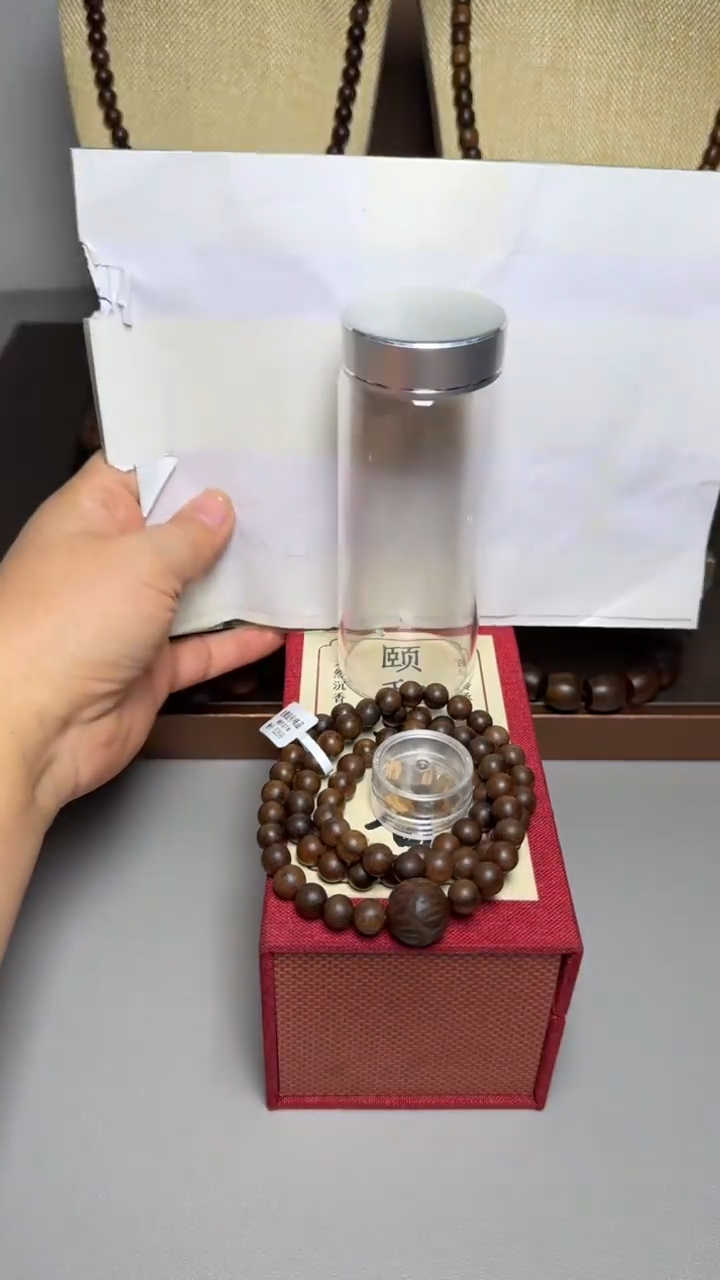 【闪购商品】沉香手串芽庄白棋0.8三圈圆珠