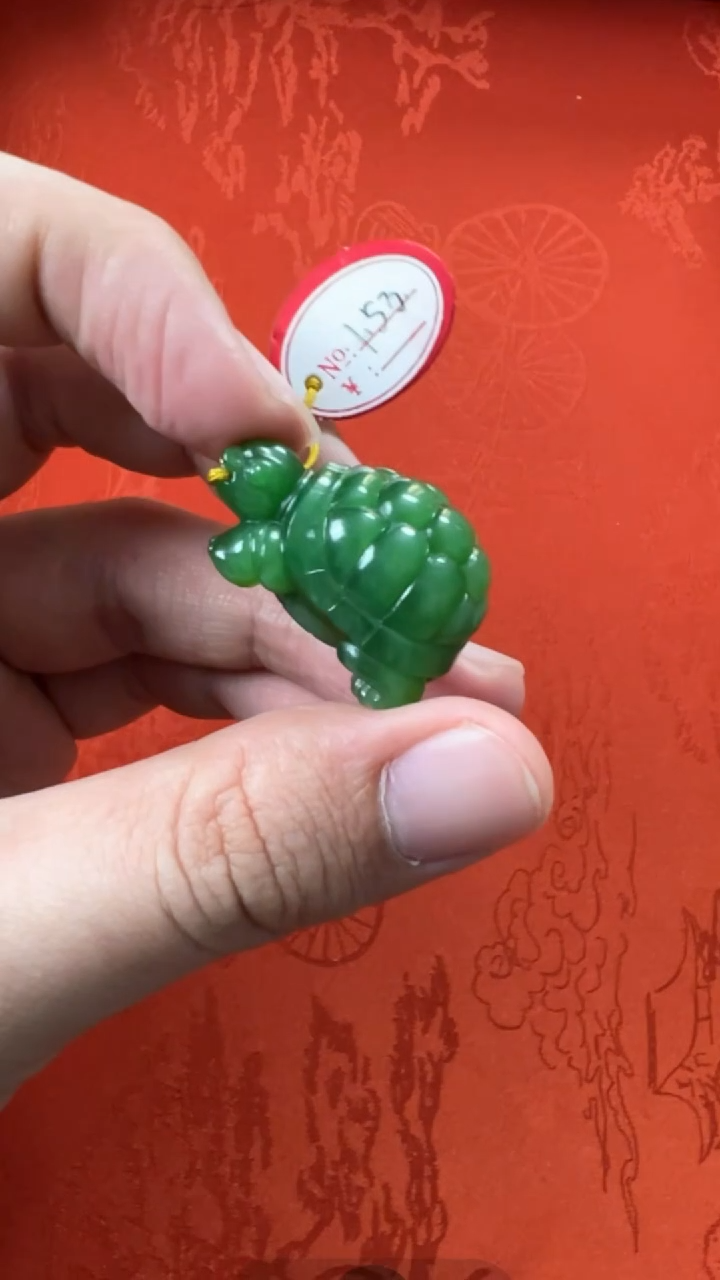 【闪购商品】和田玉挂件未镶嵌俄碧微猫眼富甲天下雕件