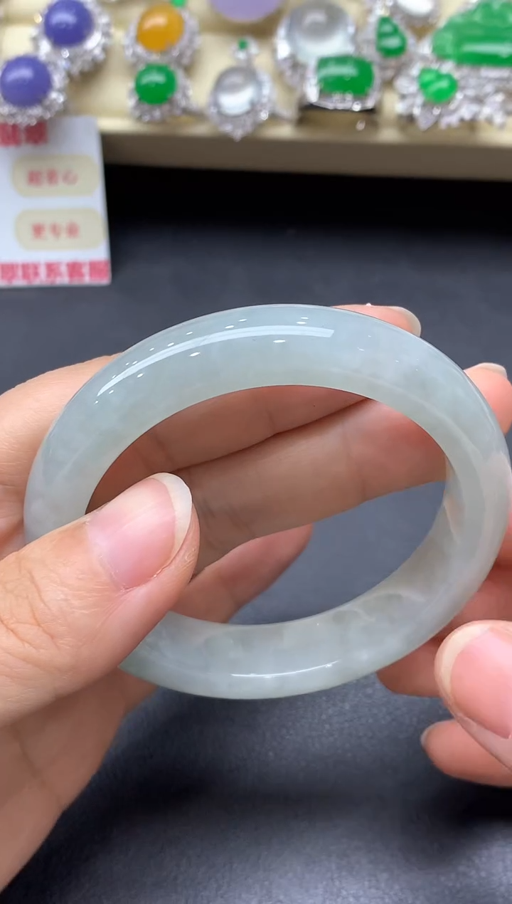 未镶嵌手镯翡翠400-中国好珍宝