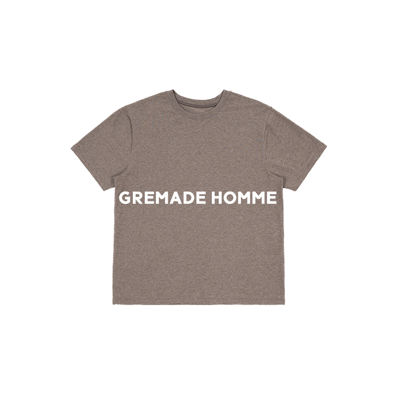 GREMADE 莫代尔混纺高弹正肩懒人口粮短袖T恤
