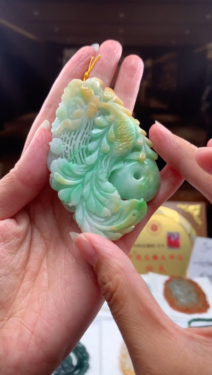【闪购商品】定制翡翠未镶嵌挂件发货（拍一发一）