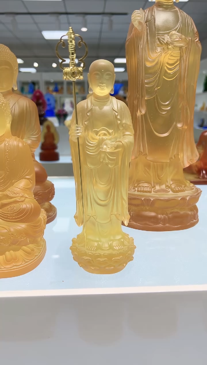 【闪购商品】茶宠古法琉璃地藏22厘米