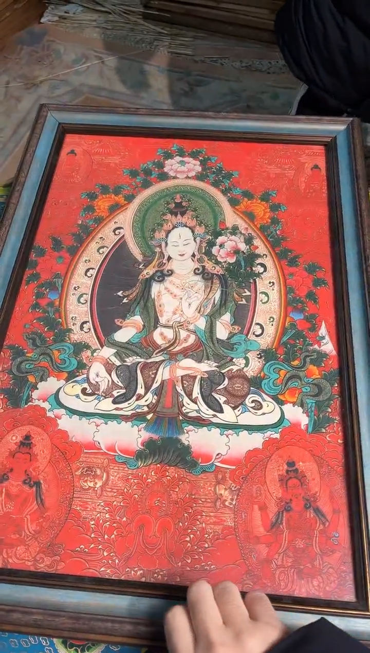 卷轴画路路的唐卡tk160