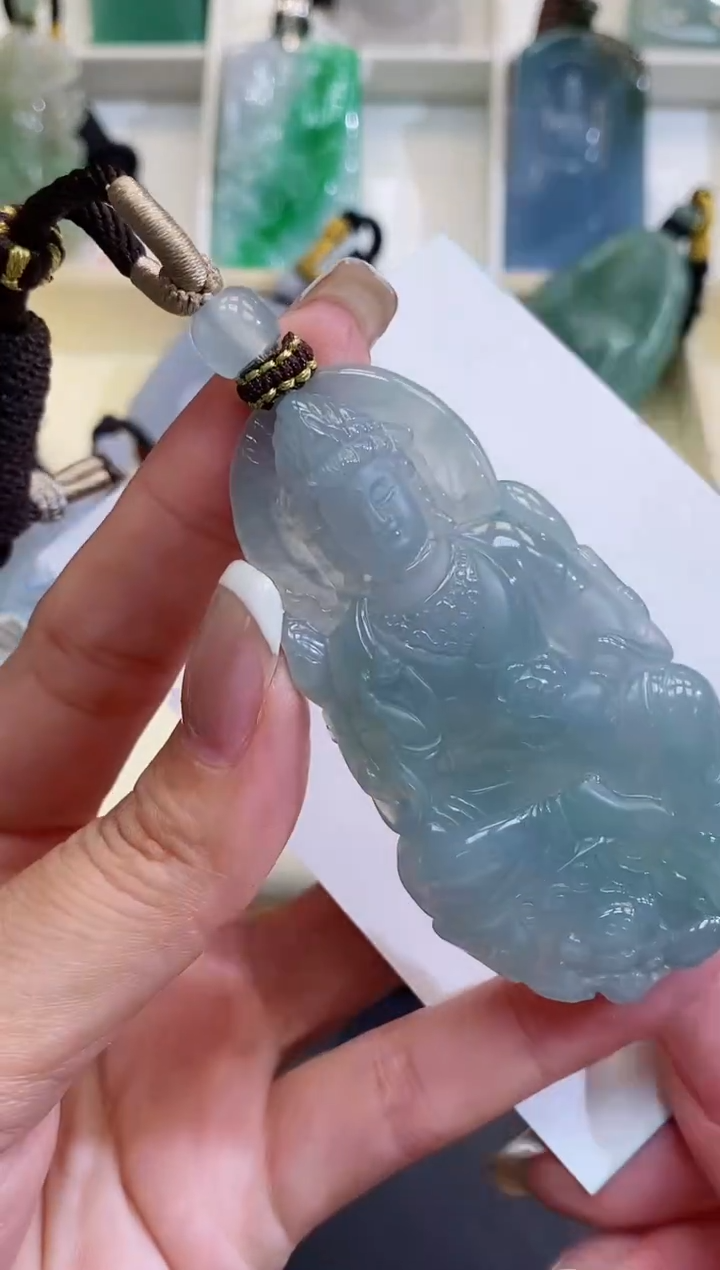 颈饰未镶嵌翡翠缅甸天然翡翠