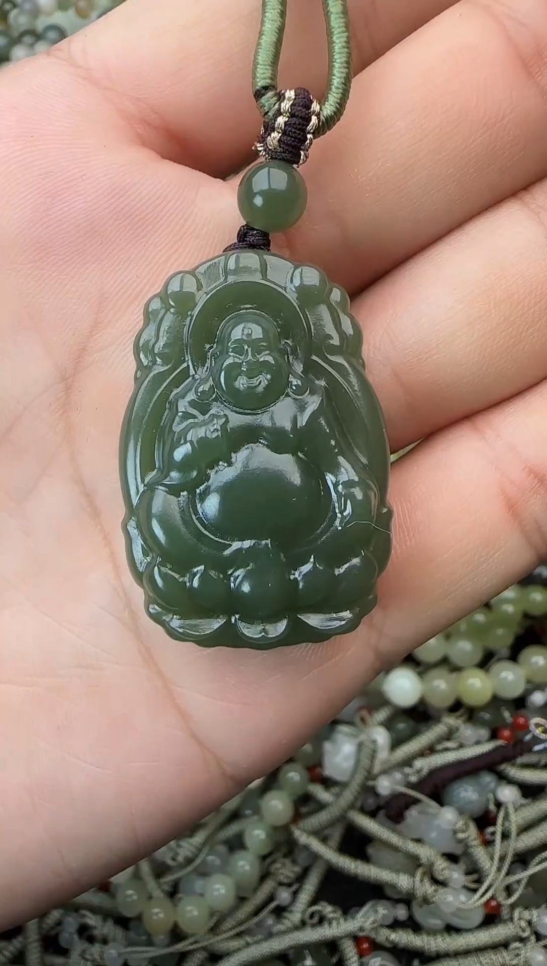 颈饰未镶嵌和田玉拍一发一