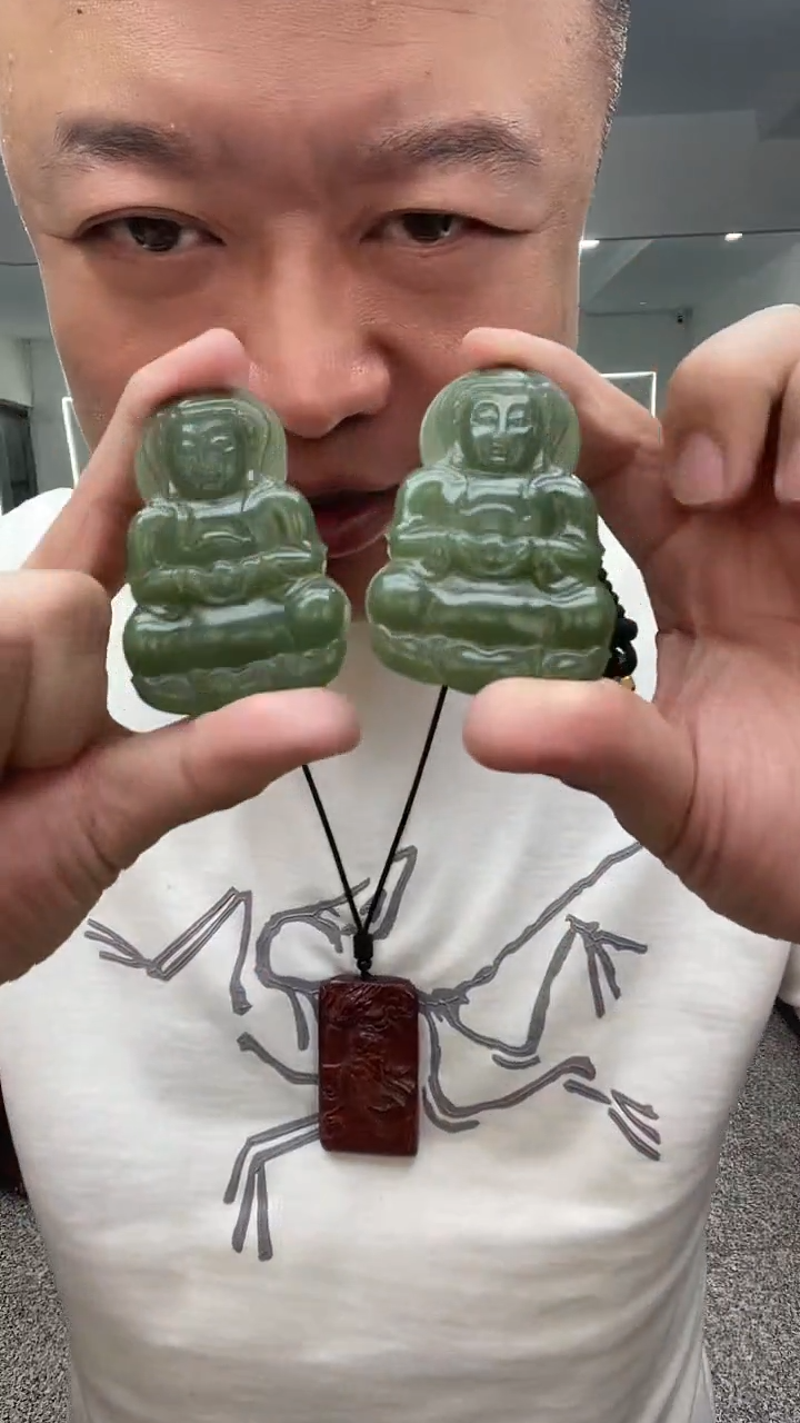 未镶嵌和田玉挂件观音吊坠多样性发货一件