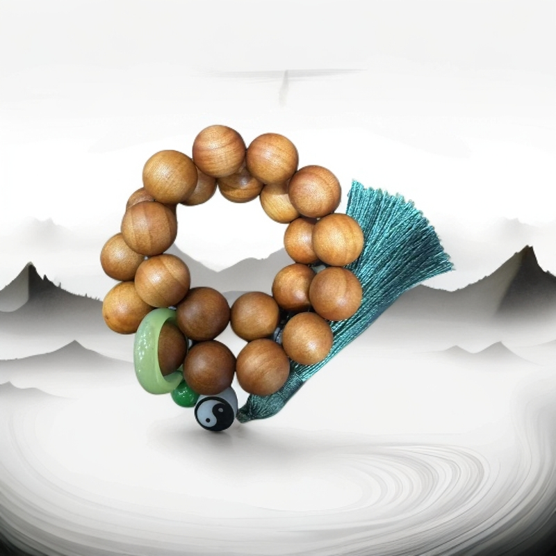 S21印度迈索尔老山檀文玩手持15mm