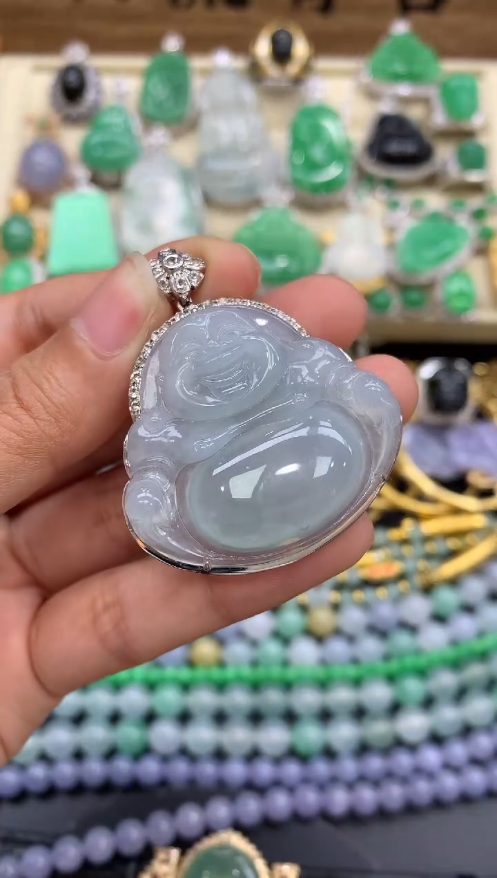 【闪购商品】翡翠颈饰18K金镶嵌78-中国好珍宝