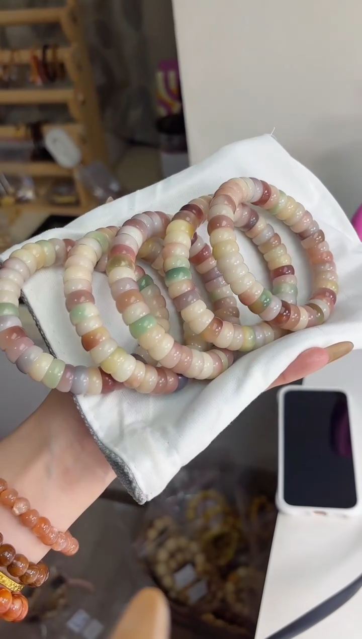 手串菩提根/象牙果沐k57紫美人玉化碗肠12mm手串