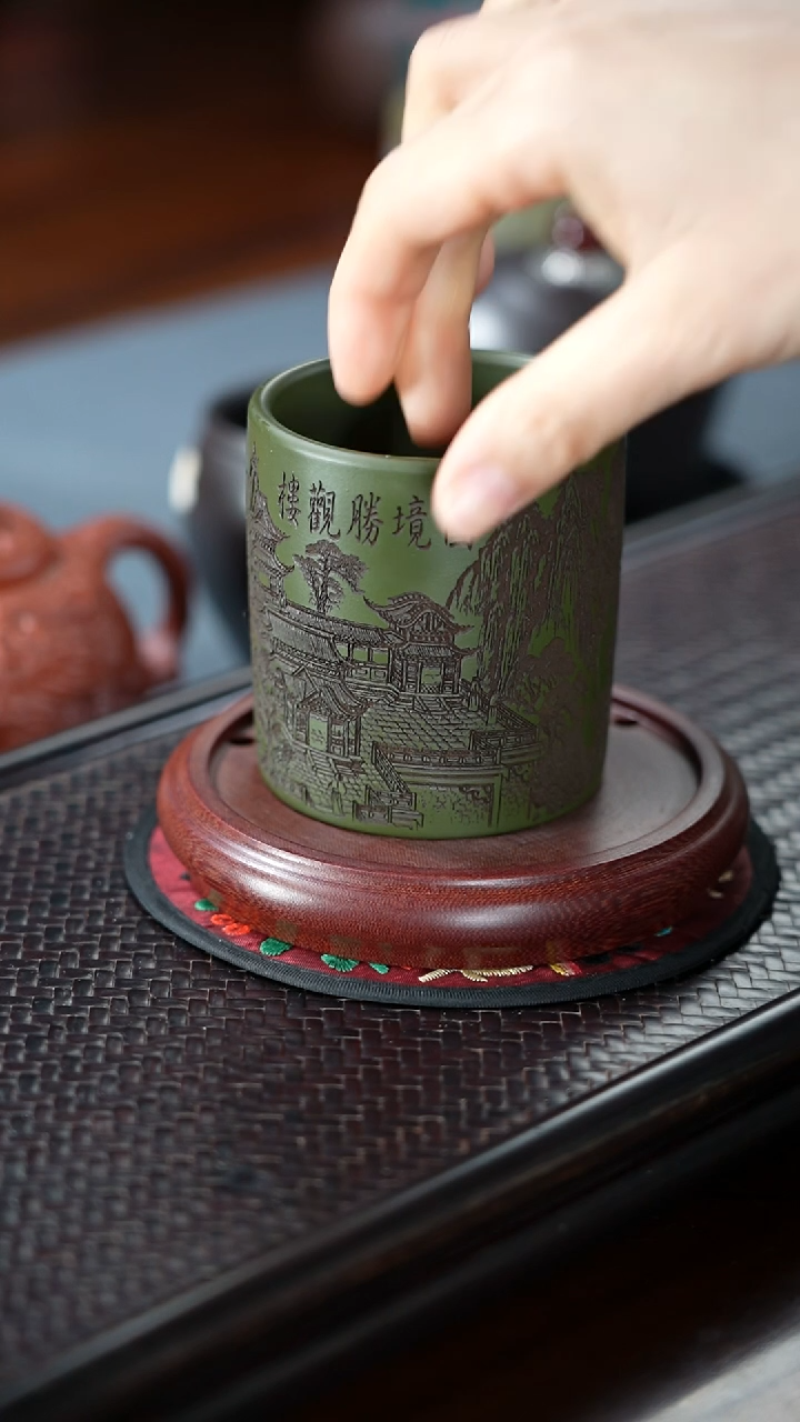 【闪购商品】紫砂茶壶紫砂小杯楼观盛镜