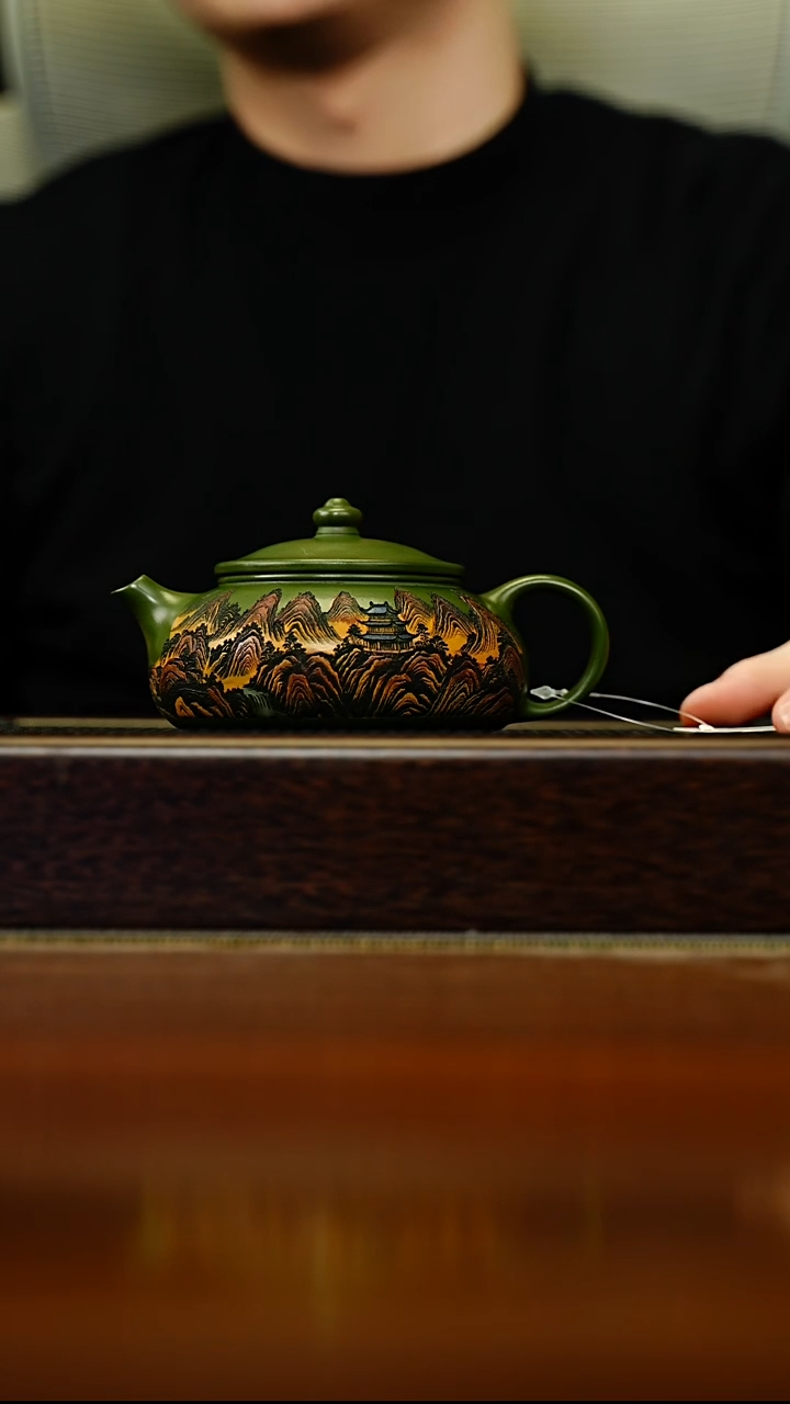 茶壶紫砂宜兴原矿 手工 紫砂壶容量220CC