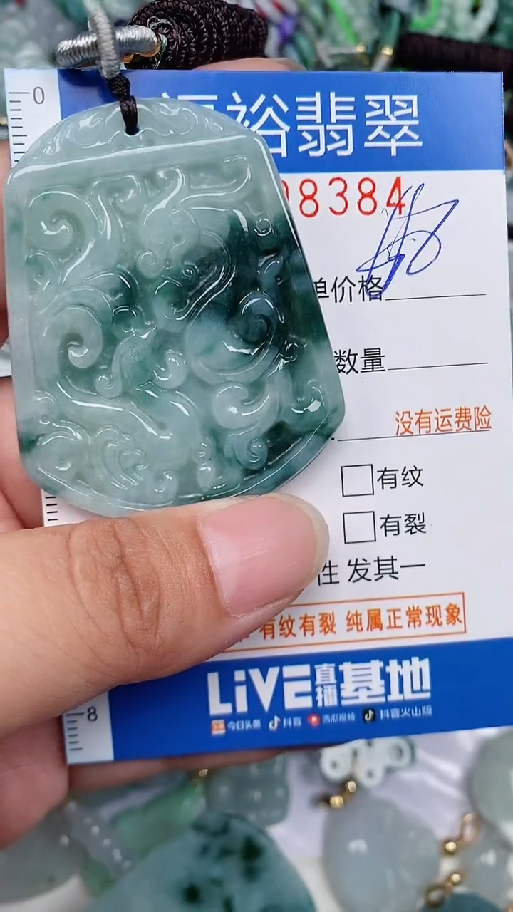 翡翠未镶嵌颈饰...0008384