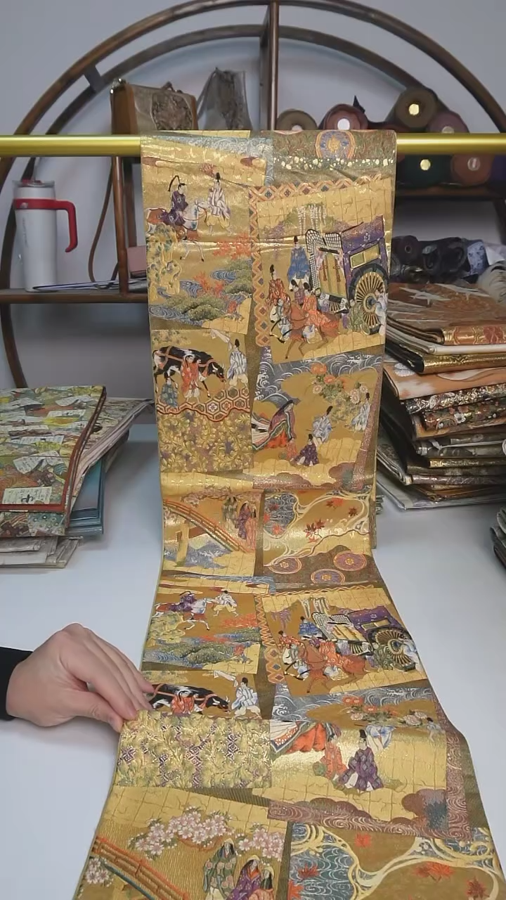 【闪购商品】织绣46西阵织六通人物