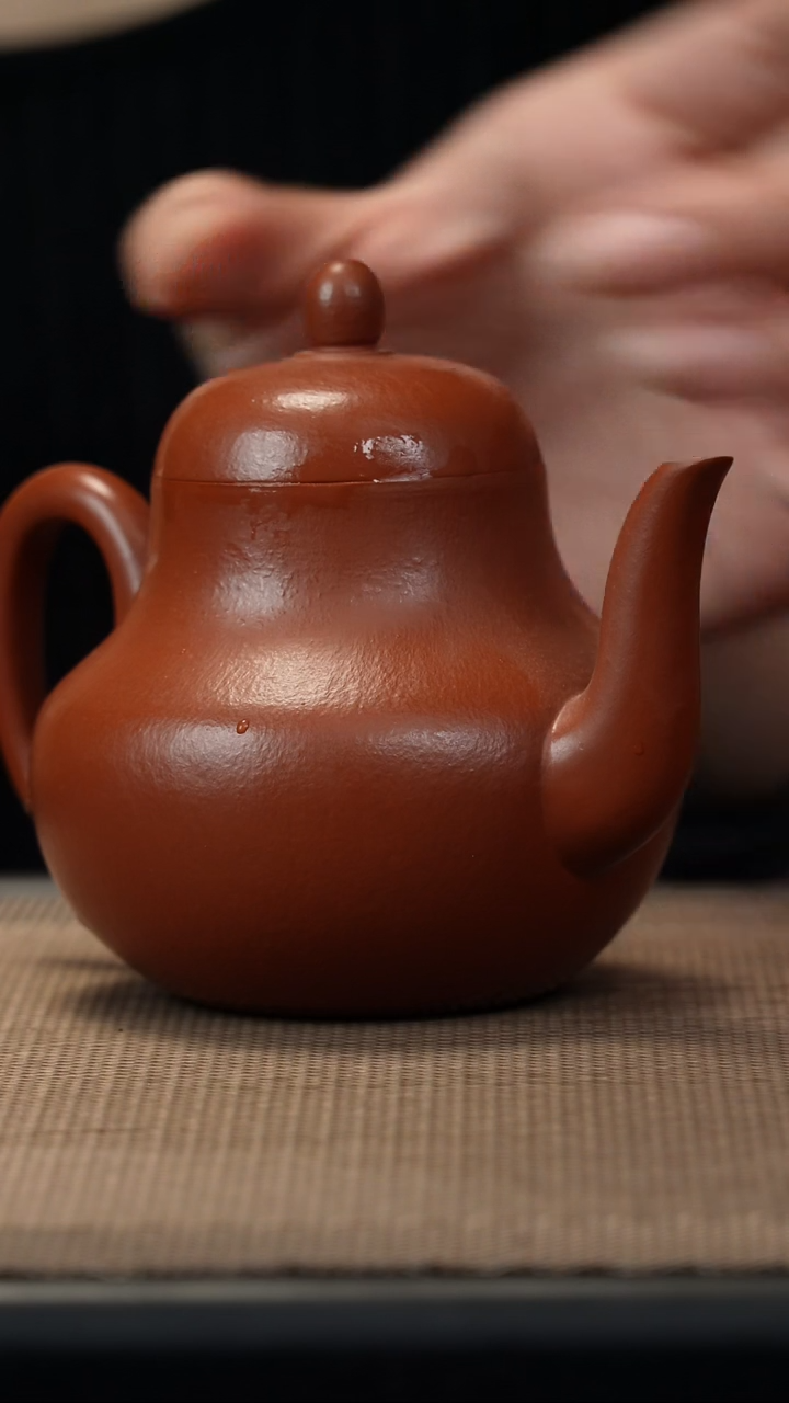 茶壶紫砂朱泥思亭220cc/*