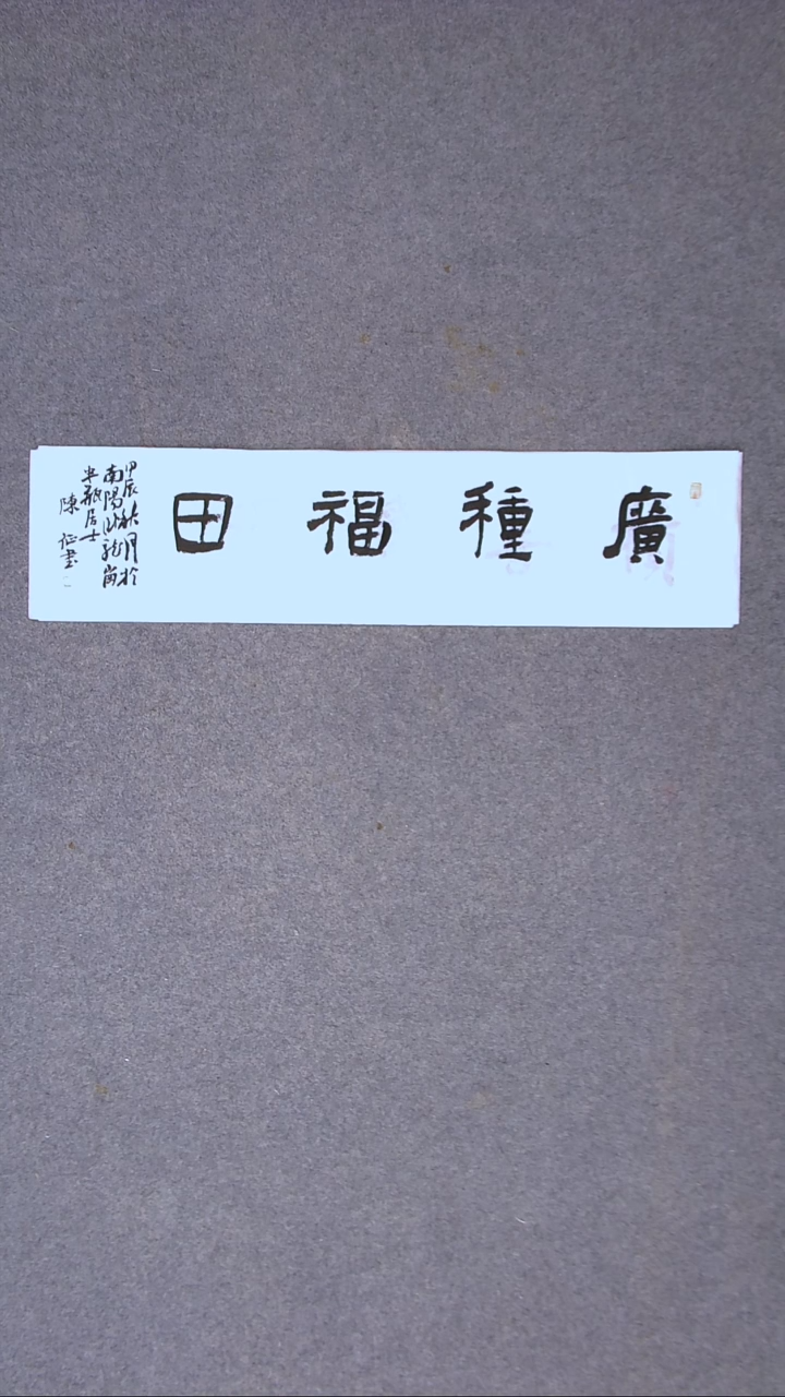 书法陈征 河南南阳 69*17一平尺
