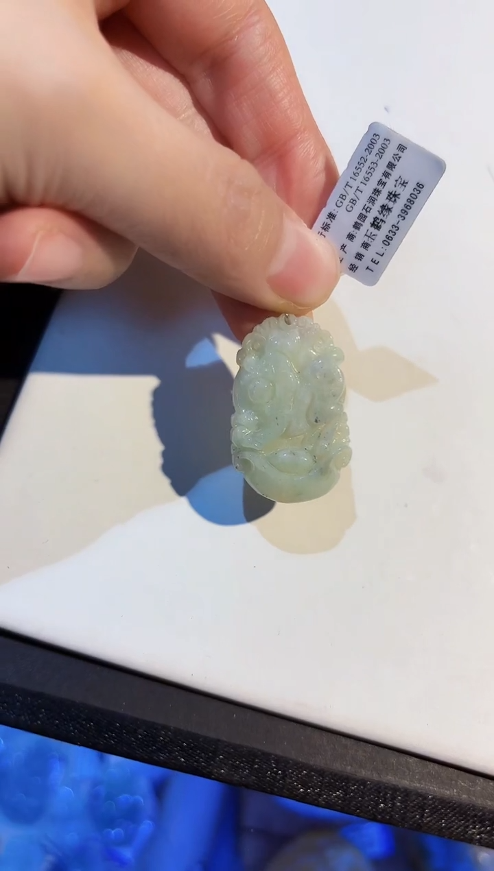 【闪购商品】翡翠颈饰未镶嵌猪