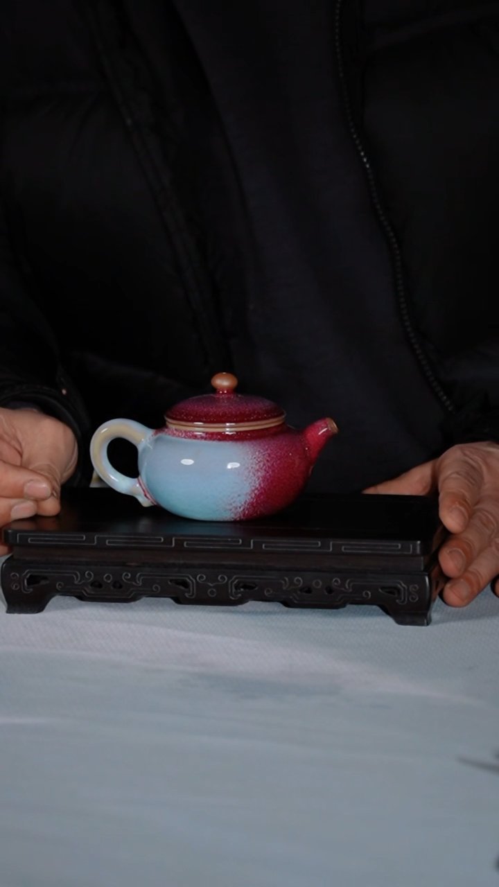 【闪购商品】97-1仿古壶（富安工作室 窑变随机）