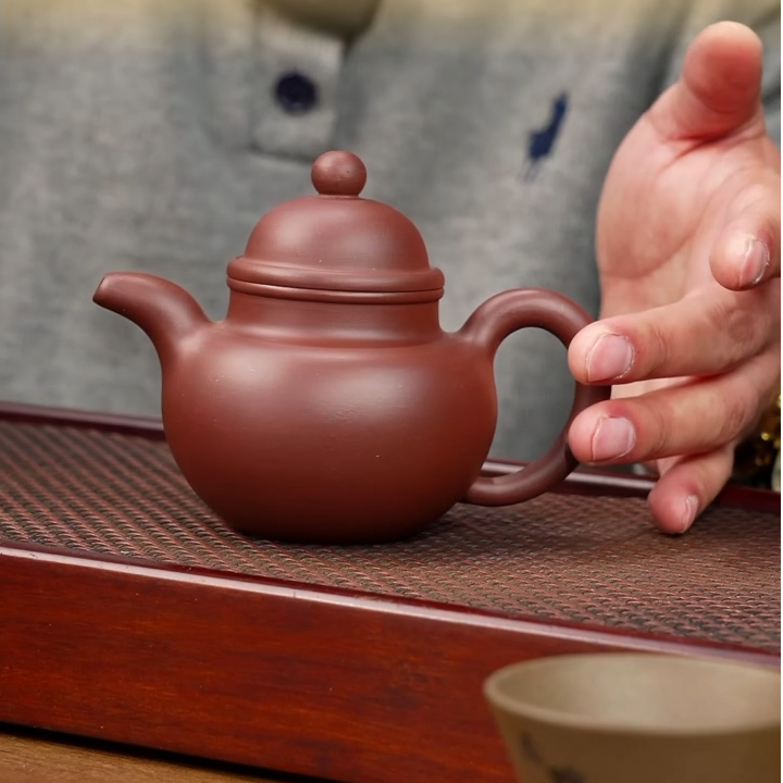 【预售】紫泥 掇球紫砂壶