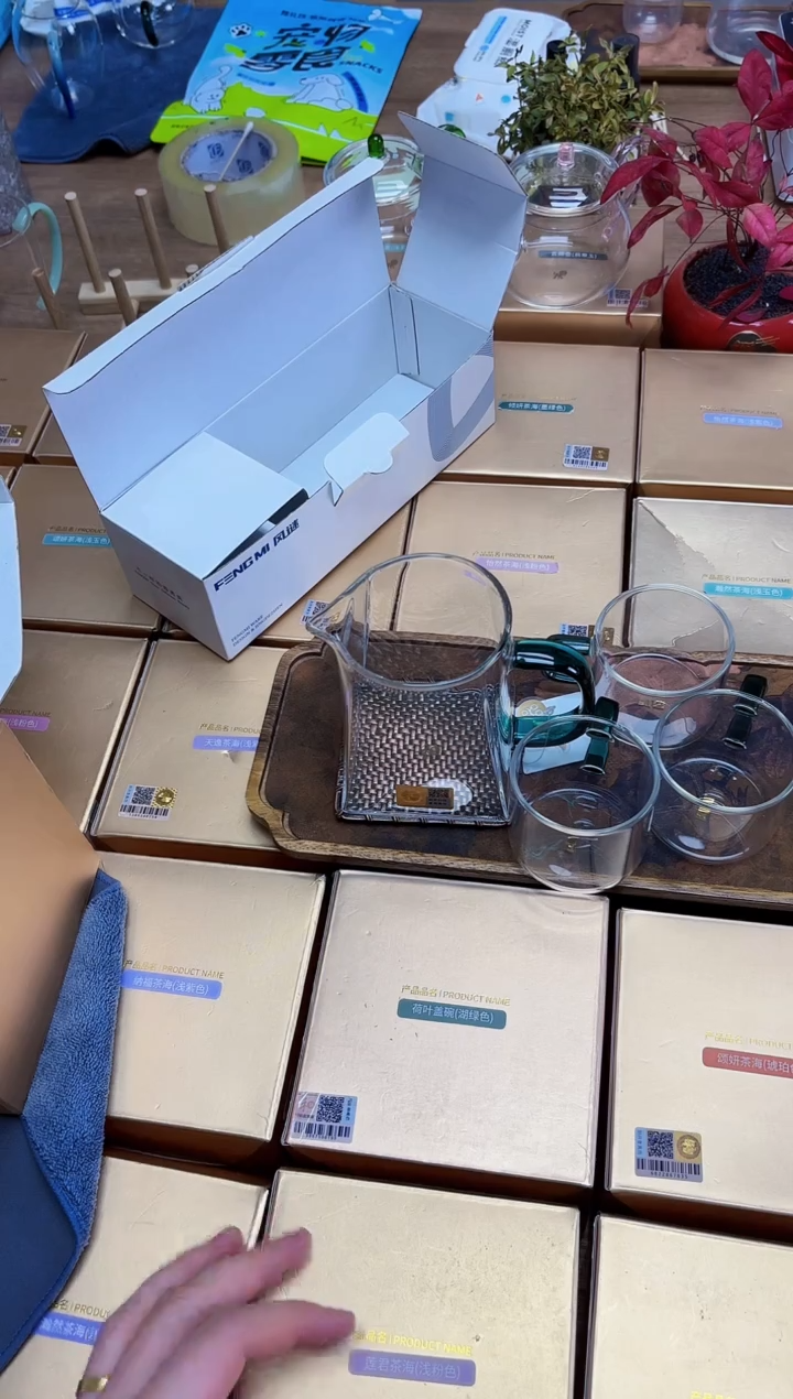 禾器瀚然墨绿+风谜臻悦杯墨绿+杯垫