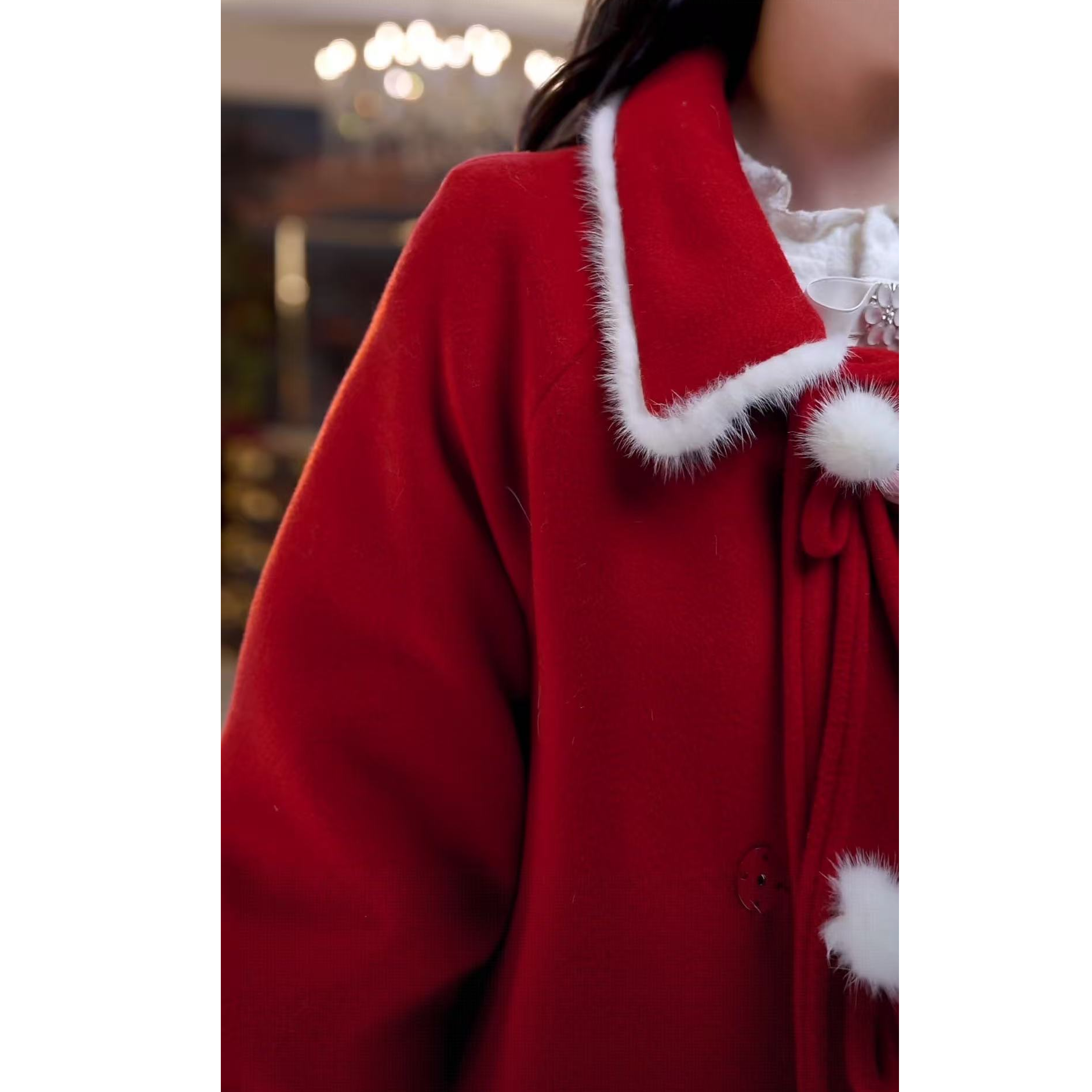 【听雪短款】水貂毛球时尚短款羽绒服大衣812854