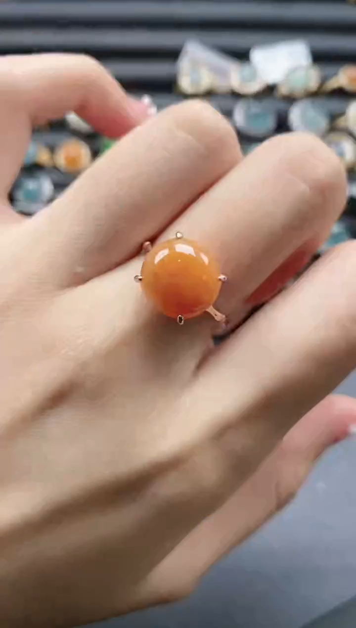 【闪购商品】翡翠戒指银S925镶嵌11111