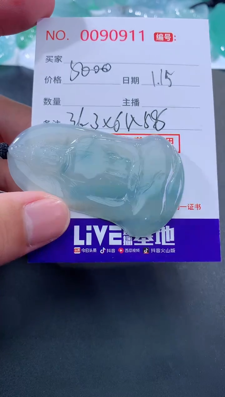 【闪购商品】翡翠颈饰未镶嵌天然缅甸A货翡翠