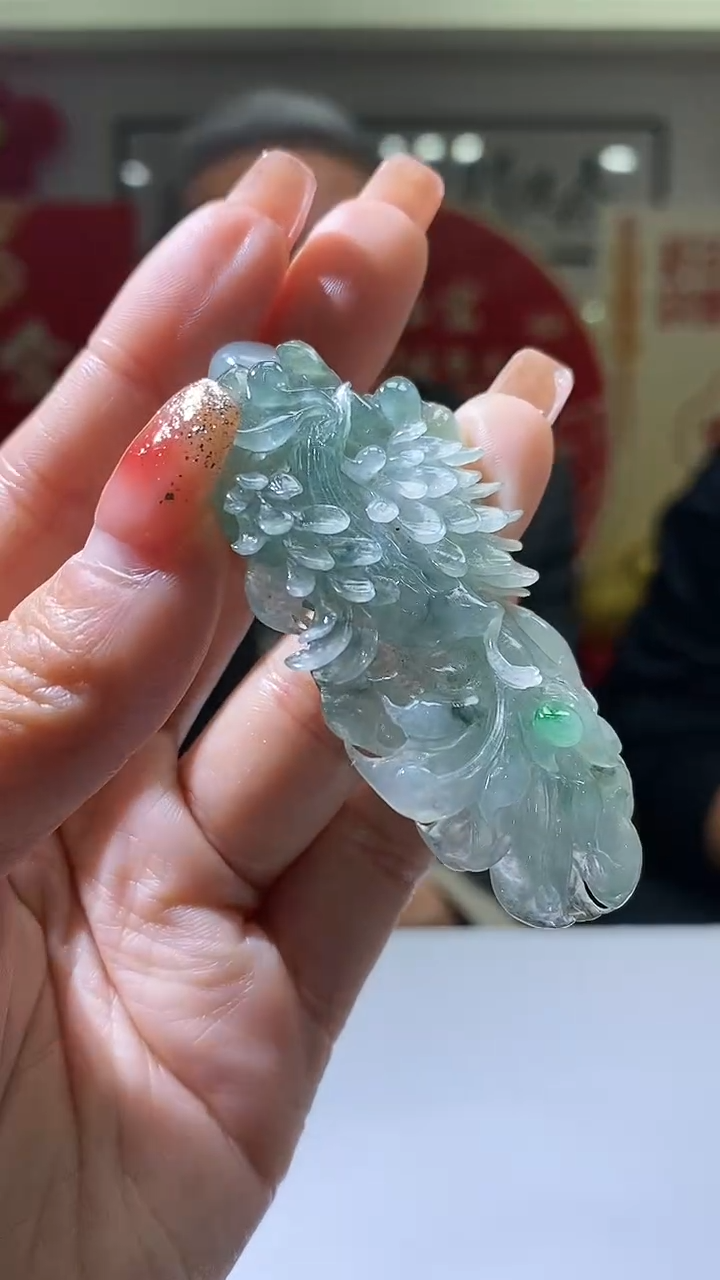 【闪购商品】定制翡翠未镶嵌18/0114/W/凤凰