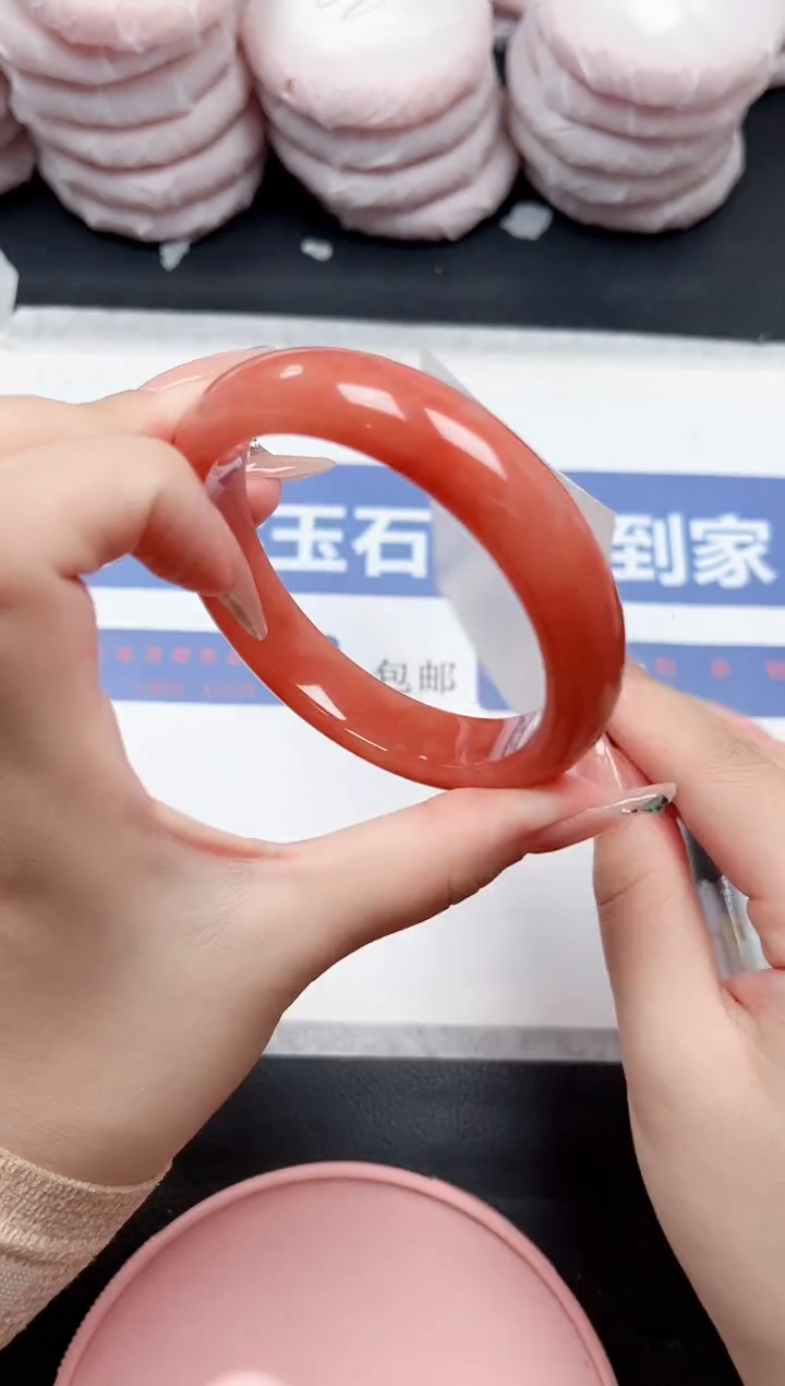 未镶嵌手镯石英质玉60-60