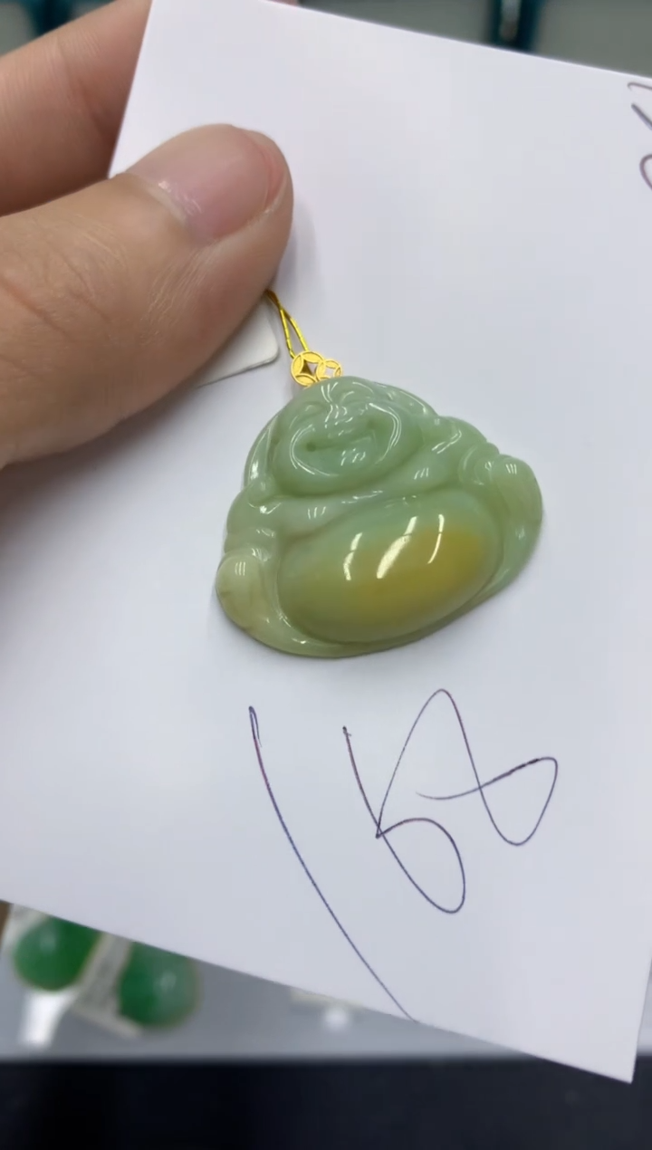 【闪购商品】翡翠颈饰18K金镶嵌翡翠