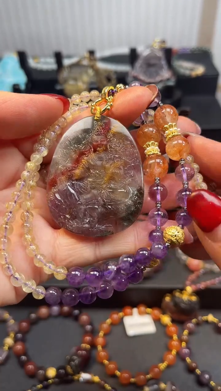 【闪购商品】水晶颈饰未镶嵌【百晶灵儿】天然定制款