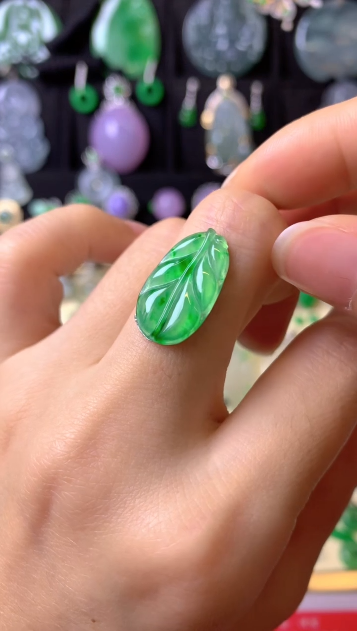 【闪购商品】定制翡翠未镶嵌1裸玉（客户意向镶嵌）