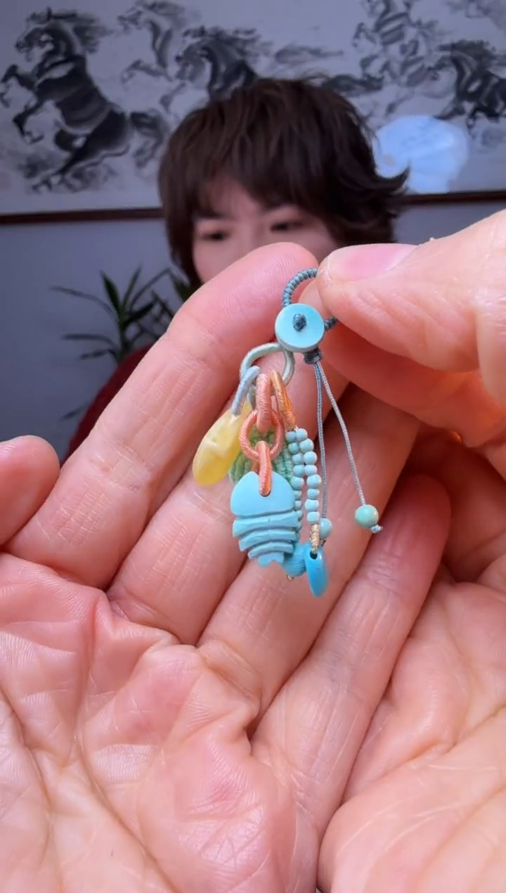 【闪购商品】绿松石提溜未镶嵌时尚百搭A1753