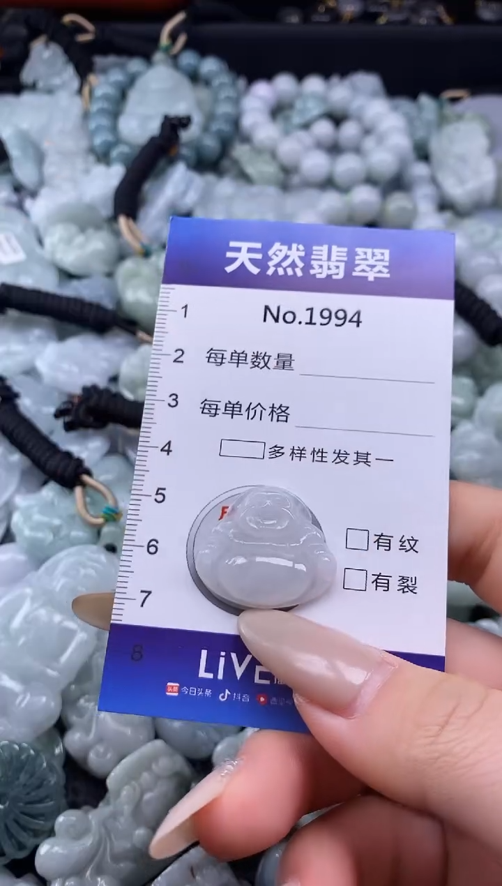 【闪购商品】翡翠颈饰未镶嵌缅甸A货翡翠1994