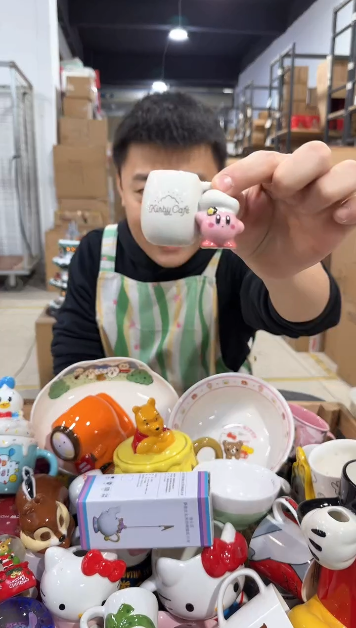 瓷片星之卡比牙刷架