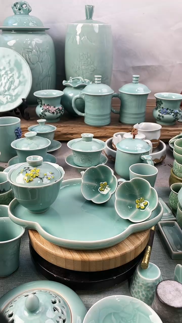 【闪购商品】纯手工 限时福利放漏 慧仙青瓷