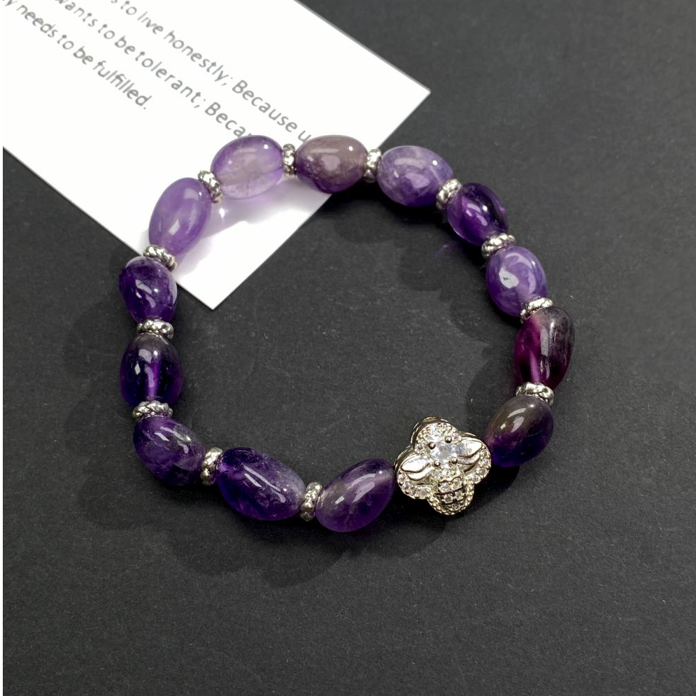 九紫离火莲花手串女款水晶手串小众高级感手串送七夕礼物