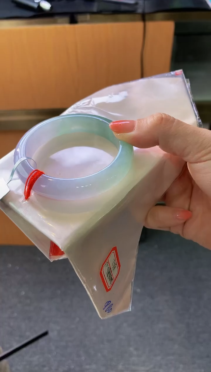 未镶嵌手镯翡翠-Q130 圈口53