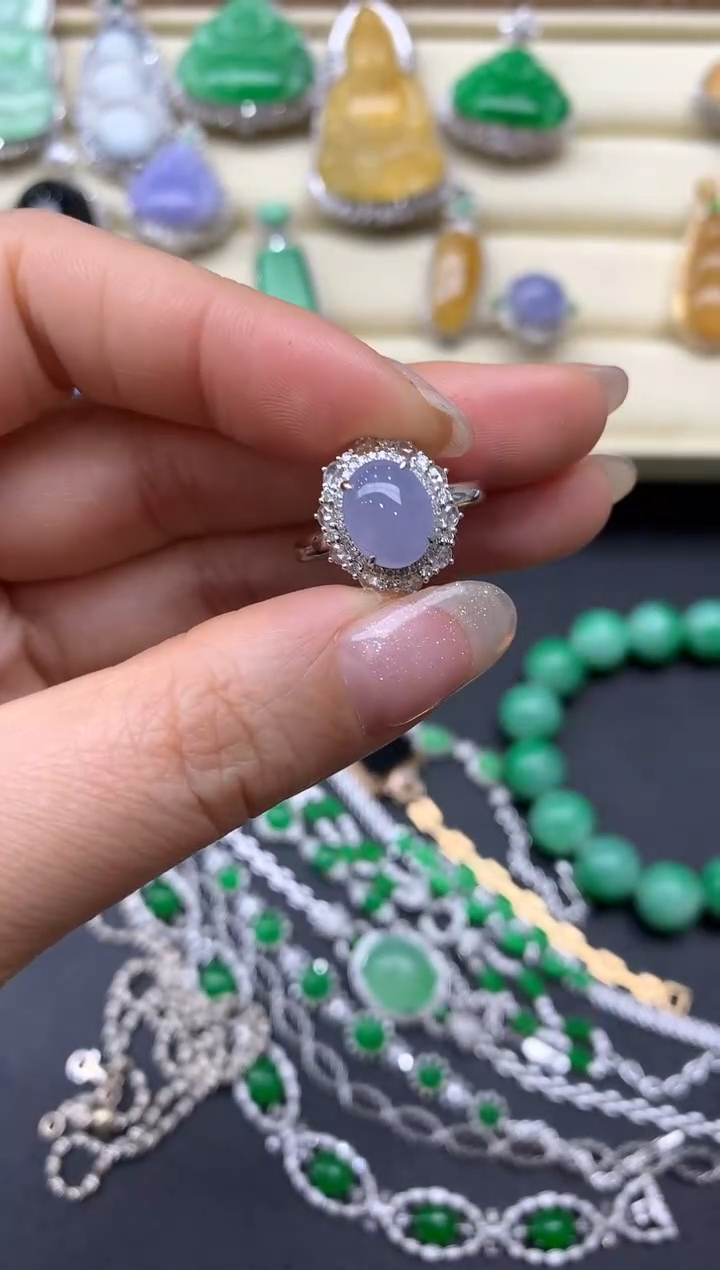 【闪购商品】翡翠戒指18K金镶嵌574-中国好珍宝