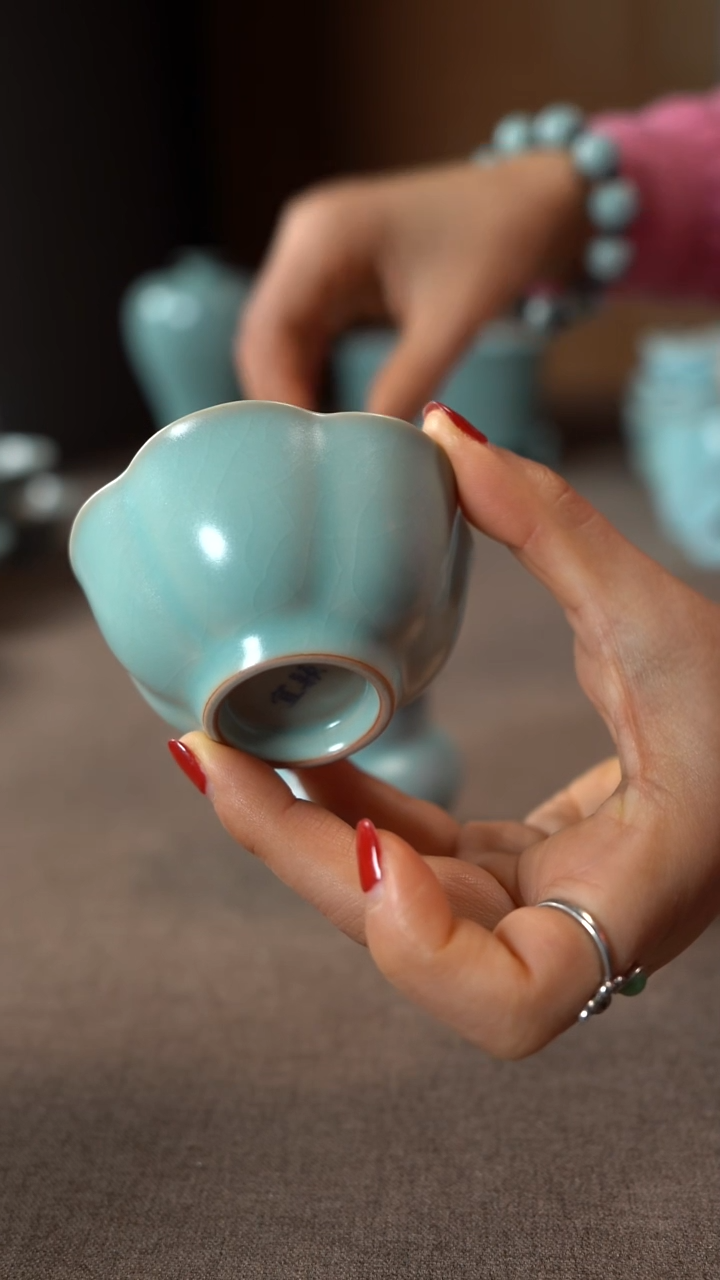 【闪购商品】汝瓷主人杯碗壶瓶樽洗