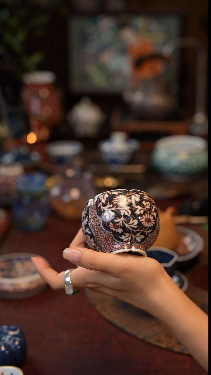 正萌堂玉兰杯 景德镇陶瓷