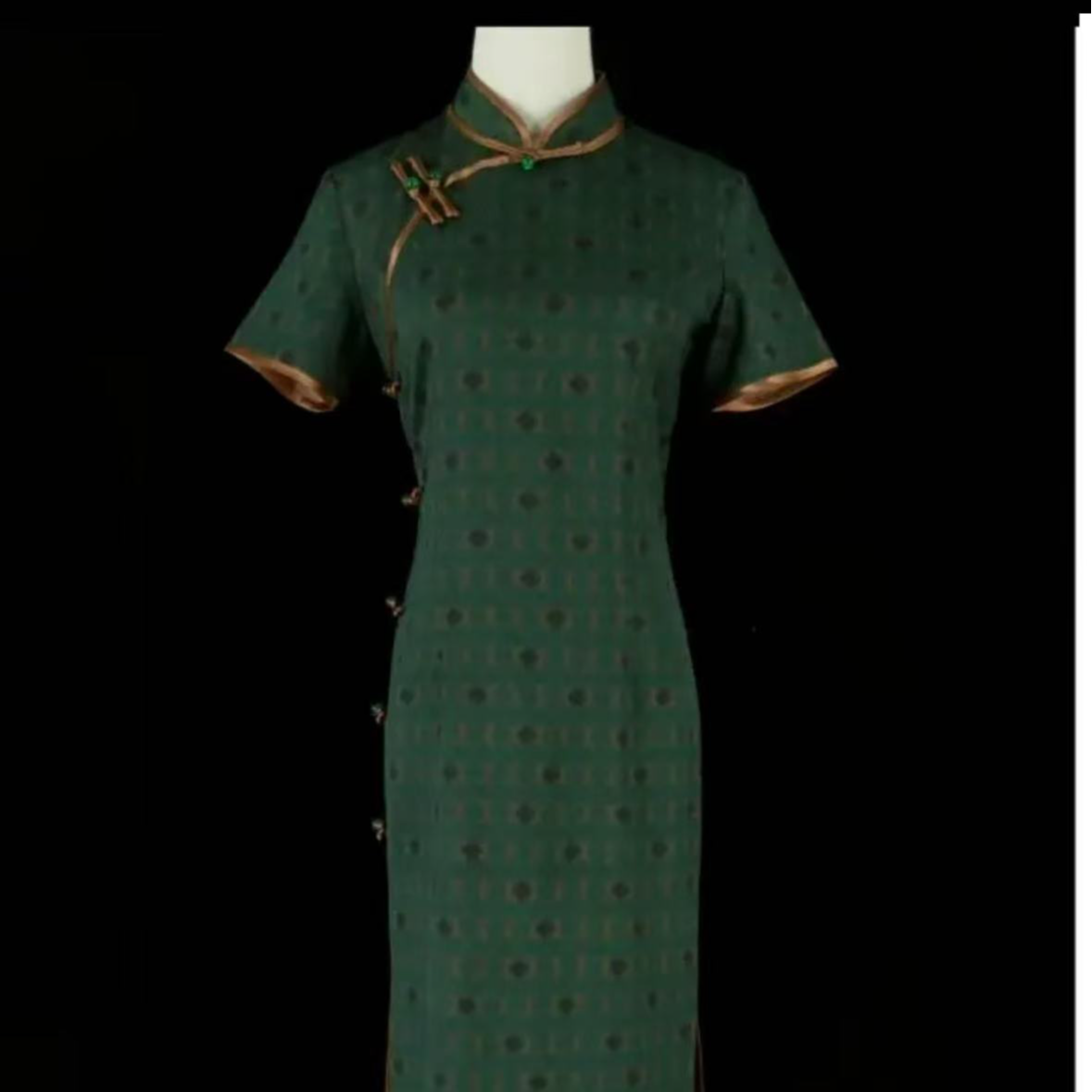 【绣阁】2025新款夏季修身复古时尚优雅长款长袖旗袍