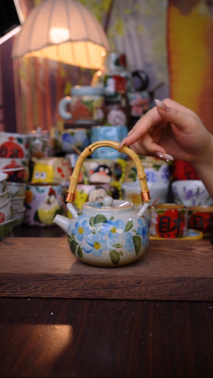 杯子泥垚手作 景德镇手工手绘陶瓷器物