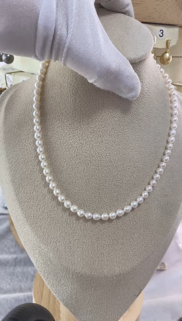 项链未镶嵌淡水珍珠4-5mm