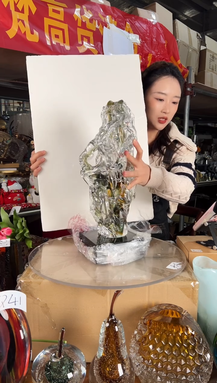 琉璃太湖石家居摆件