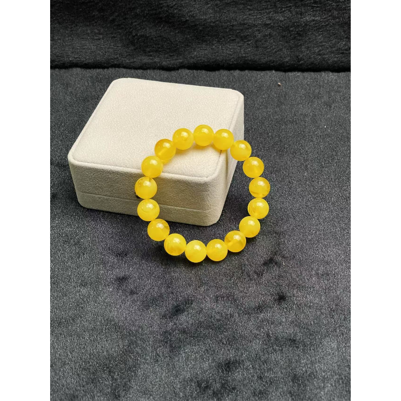F31鸡油黄12m手串时尚百搭女款
