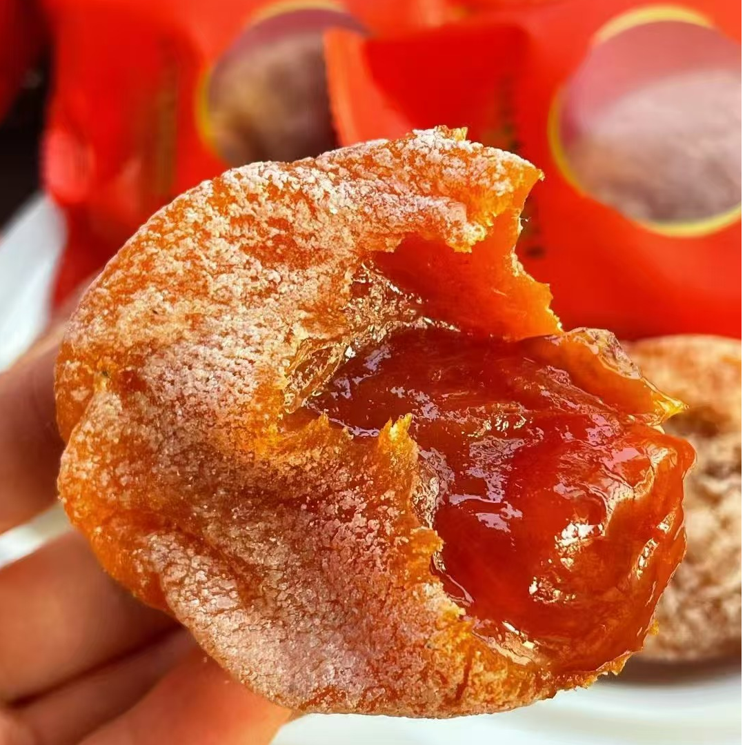 好吃软糯香甜老柿饼一斤装休闲小零食