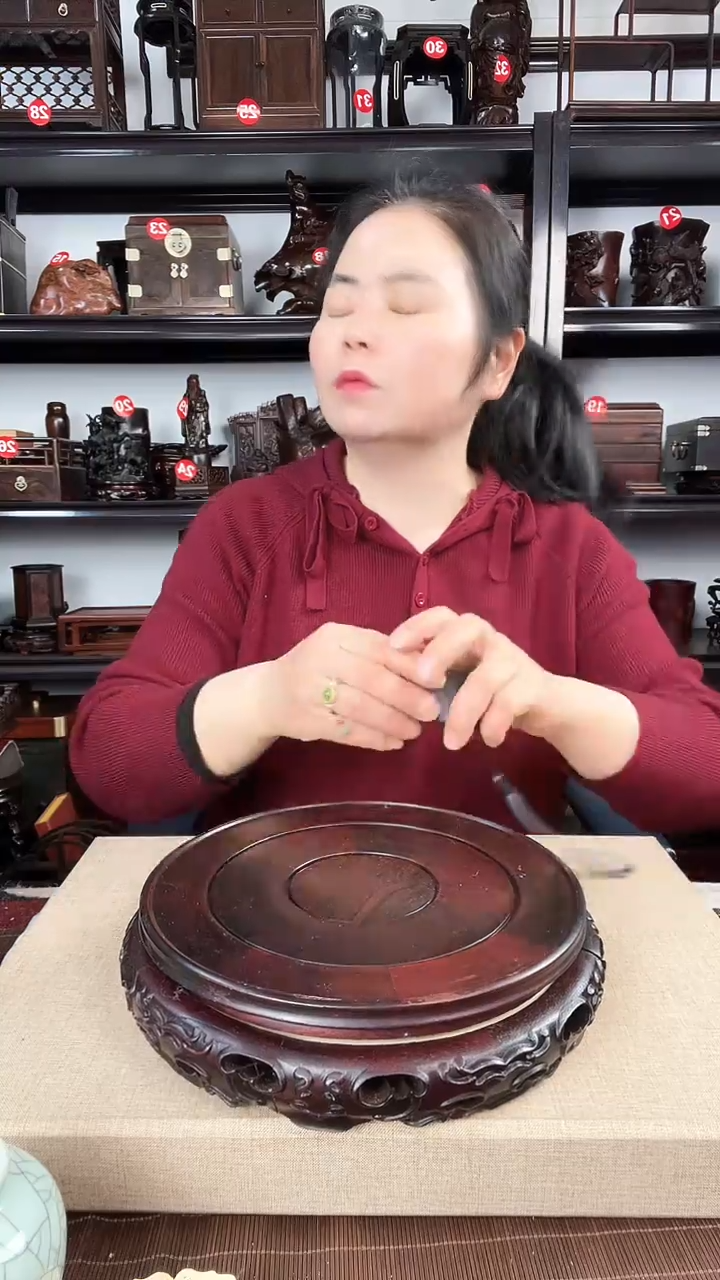 【闪购商品】木932微瑕老李红木工艺品