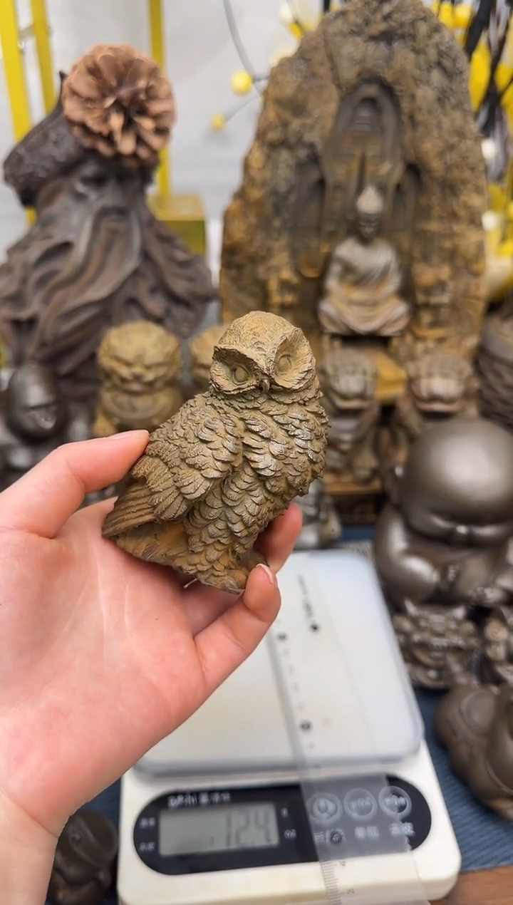 铁精致创意猫头鹰没有桩款