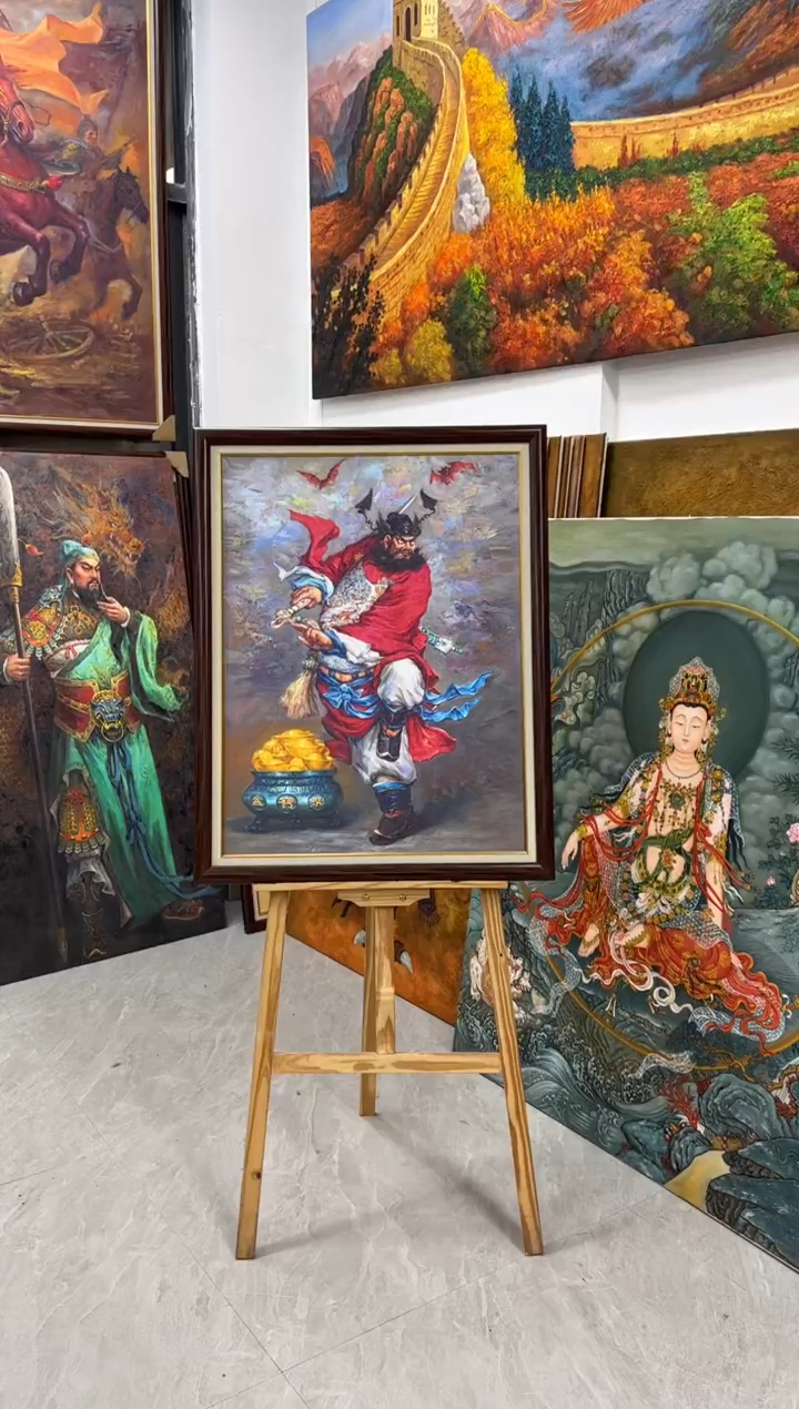 书法定制 定制 钟馗+对联