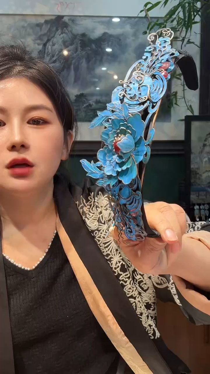 大理石铁合金非遗手工首饰